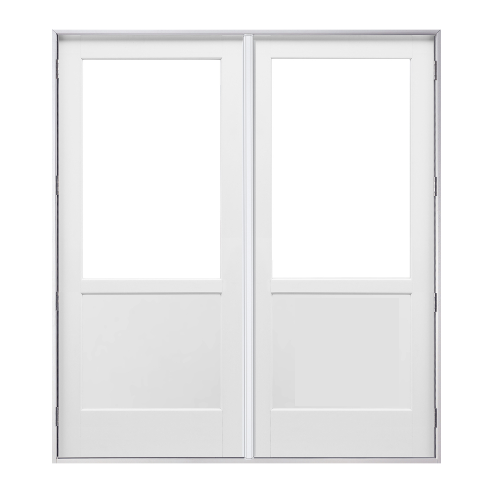 Shaker Hinged 2/3 Lite Patio Door
